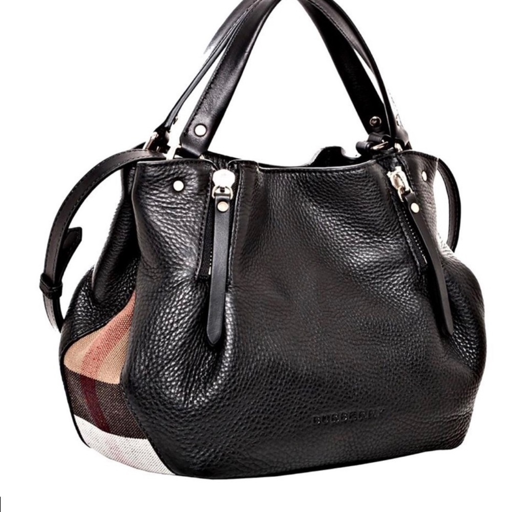 Burberry Maidstone Saddle Leather Bag